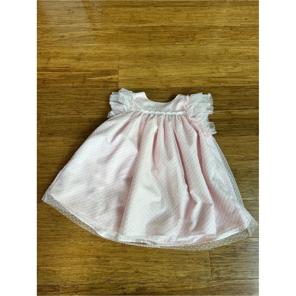 Pippa & Julie Dress Balletcore Whimsical Babydoll Girl 18M Pink Tea Party